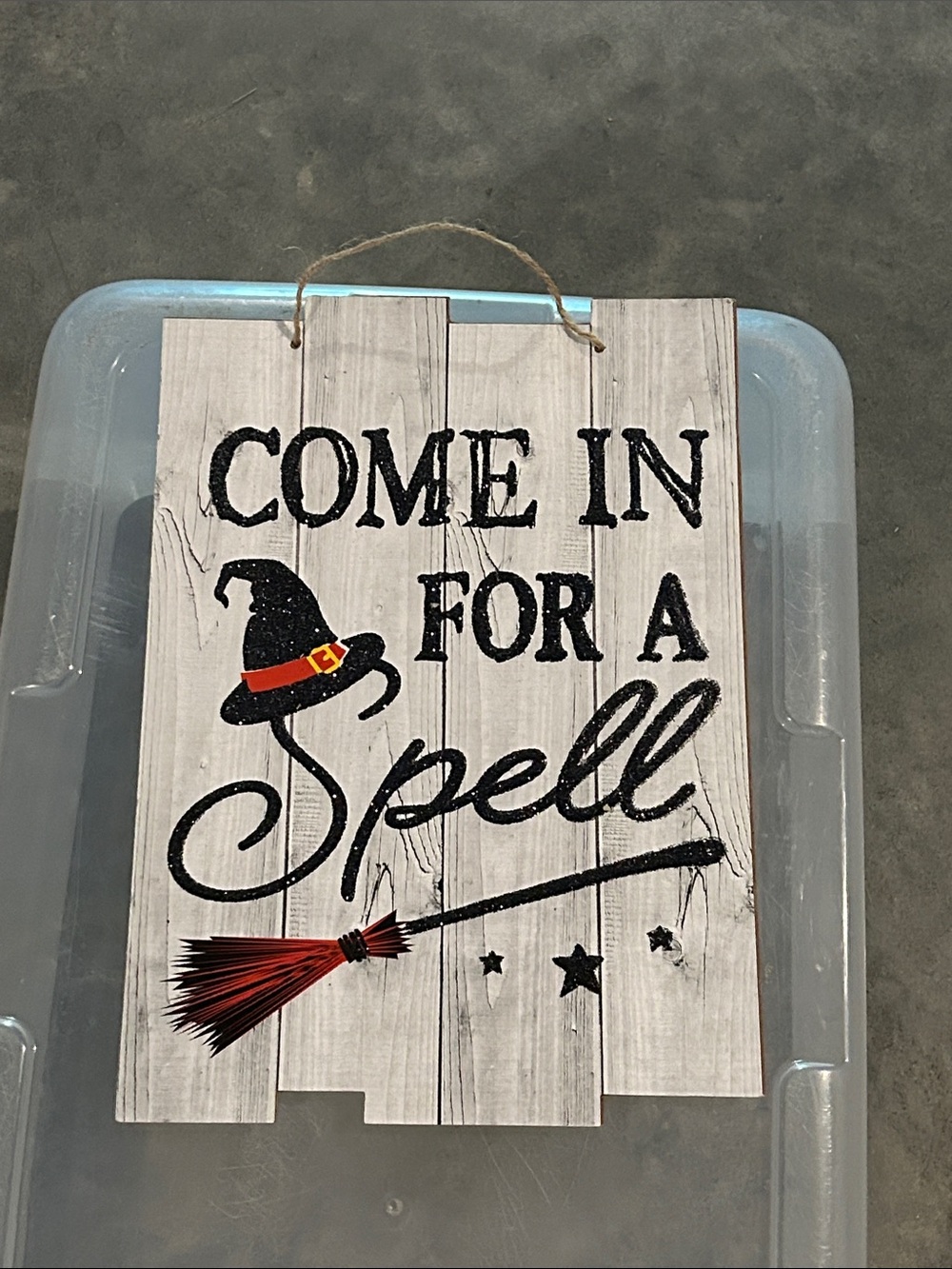 Halloween 'Come In For A Spell' Door Sign